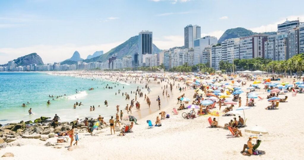 This iconic stretch is Rio's heartbeat—4km of golden sand buzzing with volleyball, soccer, and vendors slinging caipirinhas. It gives off that classic beach party energy, but with Sugarloaf looming in the background. Rent a chair, people-watch, and dip in the waves. Pro tip: Hit it early to snag a spot before the crowds roll in.