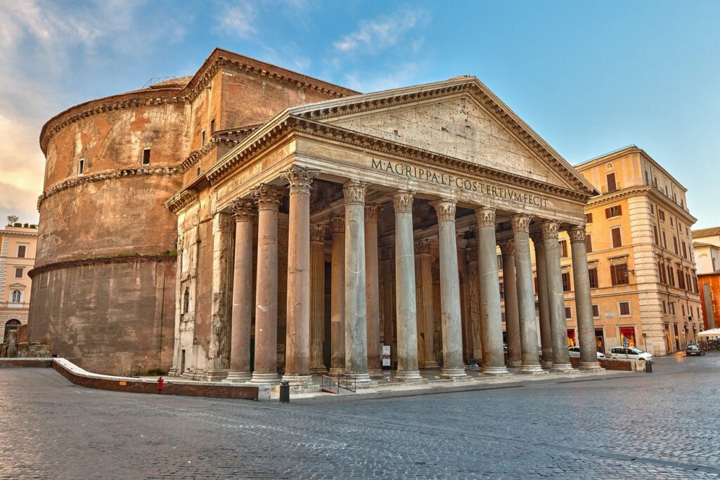 An engineering marvel from ancient times, with that huge open dome letting in rain or sunlight. It's free to enter, and the interior is stunning – Raphael's tomb is here too.
