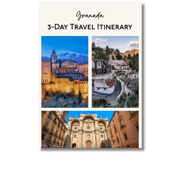 Plan your Granada trip with our 3-day itinerary! Explore the Alhambra, Albaicín, and more with local tips and a map. Download now for an authentic 2025 adventure!