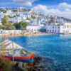 Experience the cosmopolitan island of Mykonos! Explore Little Venice, the famous Windmills, and the vibrant nightlife. See the top 10 beaches, historical sites, and the best beach clubs.