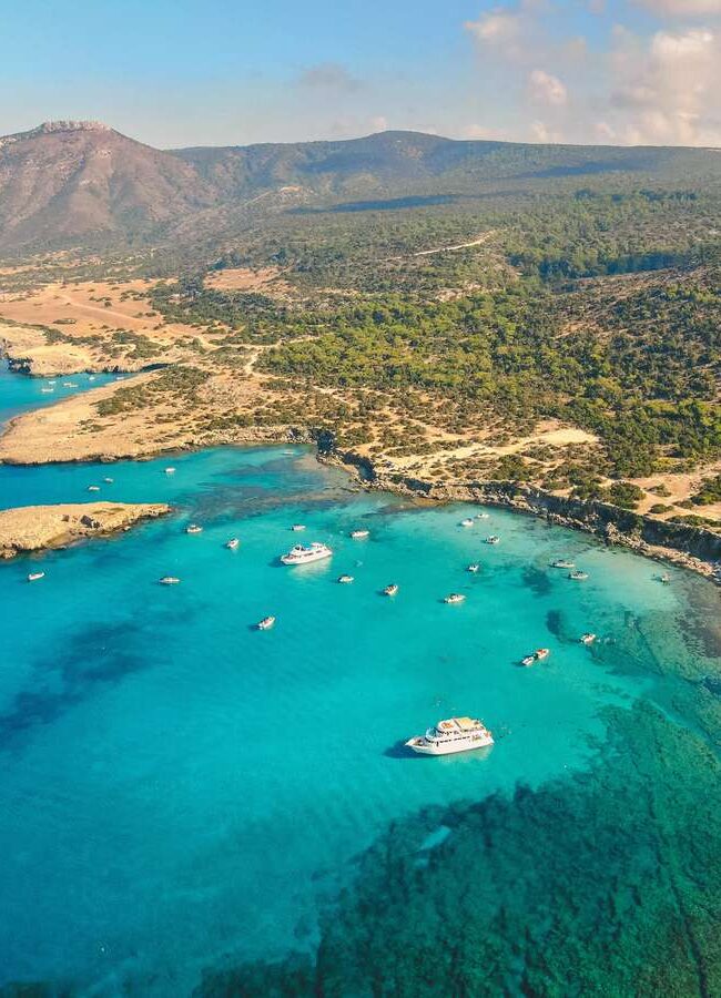 Discover the Blue Lagoon and Baths of Aphrodite from Paphos. Enjoy a boat cruise