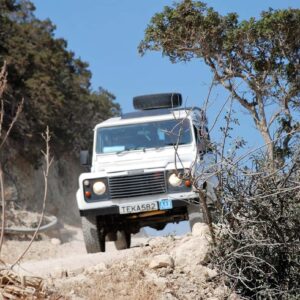 Explore the Akamas coastline on a 4x4 Jeep safari. Swim in the Blue Lagoon
