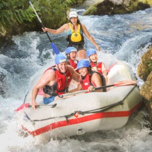 Experience Cetina River rafting with optional cliff jumping and a hidden cave tour. Discover the stunning natural beauty of Split. Book your tickets now!