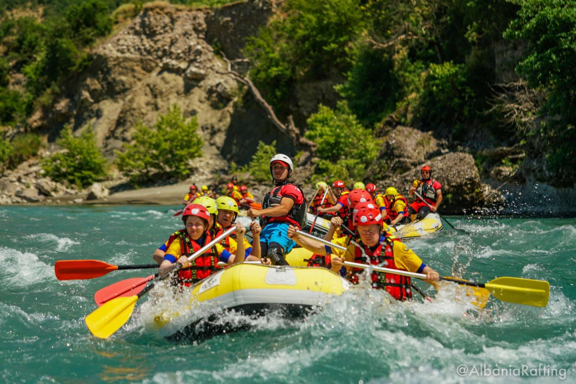 From Berat: Osumi Canyon Rafting, Kayak & River Tubing Guided Tour Experience - Image 4