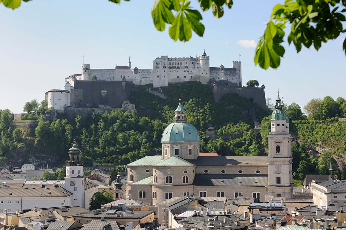 Explore Hohensalzburg Fortress for panoramic city views