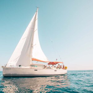 Sail the Pakleni Islands on a 36-foot yacht from Hvar. Enjoy swimming