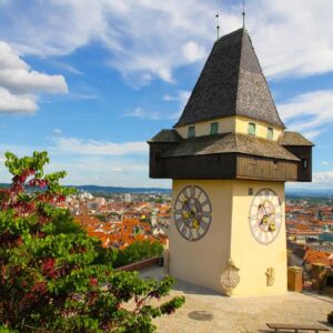 Explore the WWII history of Graz on a private walking tour of Old Town and the Graz Museum. See historic monuments and tunnels. Book your tickets now!