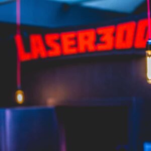 Enjoy 3 progressive laser tag games in a 400m² futuristic arena in Leuven