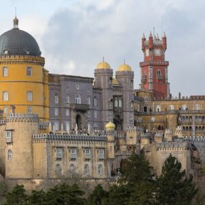 Explore the colorful Pena Palace